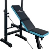 Силовая скамья Calviano 1008 (черный/синий)