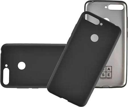 Чехол для телефона Case Deep Matte для Huawei Y6 Prime (2018)\Honor 7C (черный)