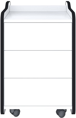 Тумба VMM Game Case 40 White Black CS-1WEBK (белый/черный)