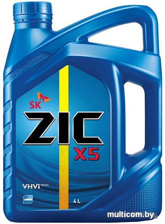 Моторное масло ZIC X5 10W-40 4л
