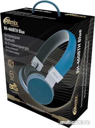 Наушники Ritmix RH-460BTH (синий)