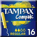 Тампоны с аппликатором Tampax Compak Regular с аппликатором (16 шт)