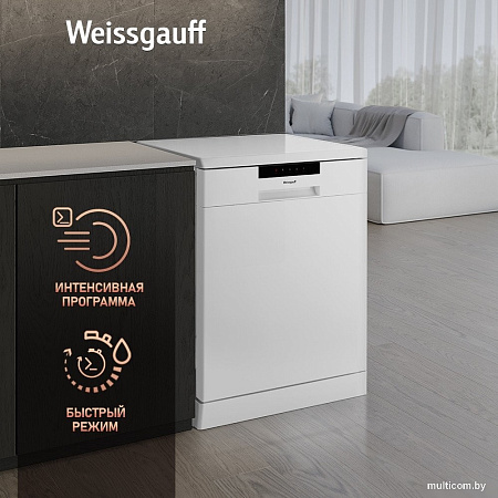 Отдельностоящая посудомоечная машина Weissgauff DW 6025 (модификация 2025 года)