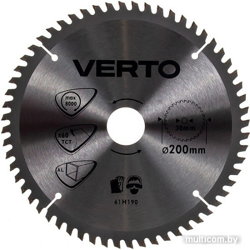 Пильный диск Verto 61H190