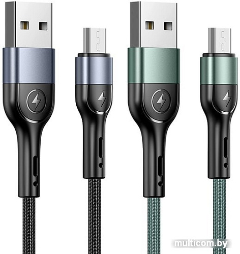 Кабель Usams U55 MicroUSB US-SJ450 (черный)