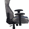 Кресло Бюрократ VIKING X Fabric (серый/темно-синий)