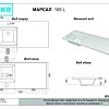 Умывальник Marko Марсал 105 L