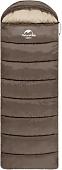 Спальный мешок Naturehike U350 NH20MSD07 (левая молния, коричневый)