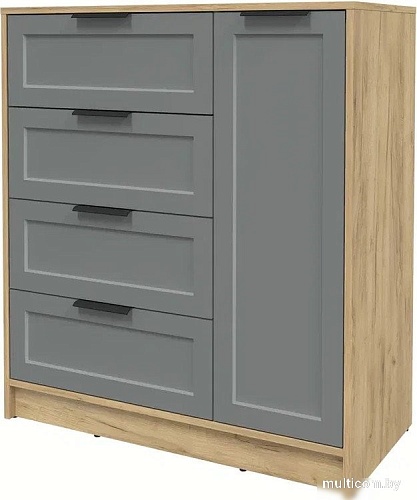 Тумба Интерлиния Концепт Тренд КТ-Т90 (дуб золотой/серый)