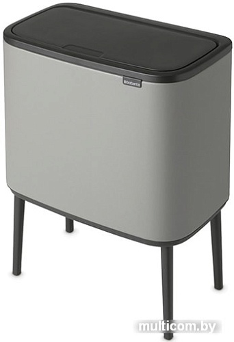 Brabantia Bo Touch Bin 3x11 л (минерально-серый)