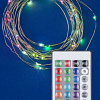 Новогодняя гирлянда Uniel ULD-S0500-050/DTB/3AA/RC RGB IP20 DEW UL-00007248