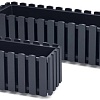 Кашпо Prosperplast Boardee Fencycase DDEF400-S433 (антрацит)