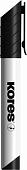Маркер Kores K-Marker XW1 20830 (1 шт, черный)