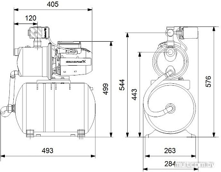 Насосная станция Grundfos JP 5-48 PT-H
