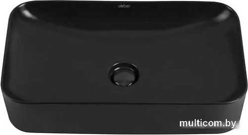 Умывальник Abber Rechteck AC2204MB (черный матовый)