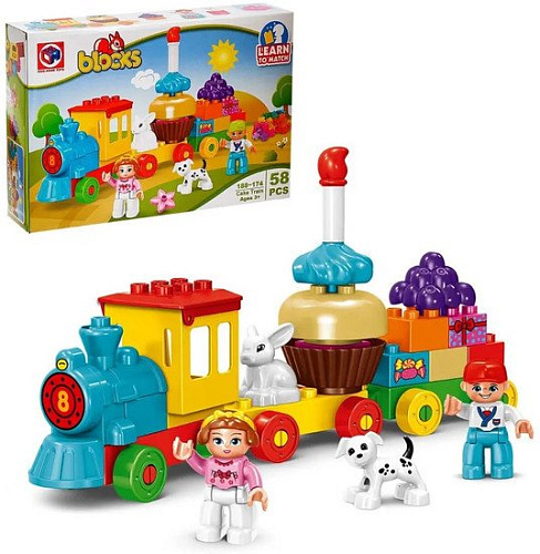 Конструктор Kids Home Toys Сказочный паровоз 4371510