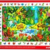 Пазл Айрис-Пресс IQ с развивающей игрой. Яркие джунгли (60 эл)