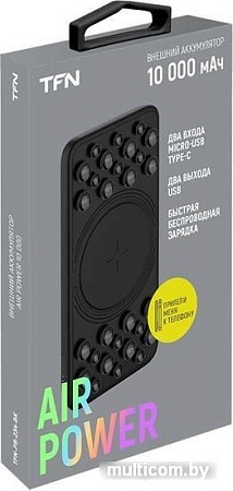 Внешний аккумулятор TFN Air Power 10000mAh (черный)