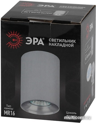 Точечный светильник ЭРА OL1 GU10 SL/CH