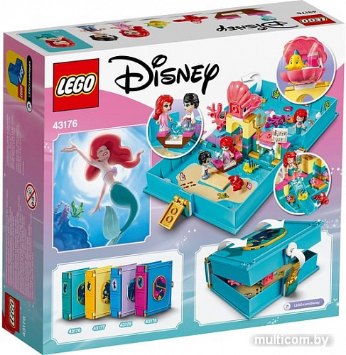 Конструктор LEGO Disney Princess 43176 Книга сказочных приключений Ариэль