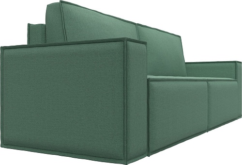 Диван Лига диванов Куба Лайт 129437 (рогожка амур 11 зеленый)