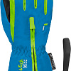 Горнолыжные перчатки Reusch Ben 6285108-4525 (р-р 4, Brilliant Blue/Safety Yellow)