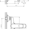 Смеситель Esko Lagos LG 54