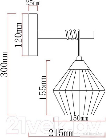 Бра Myfare Bella MR1770-1W