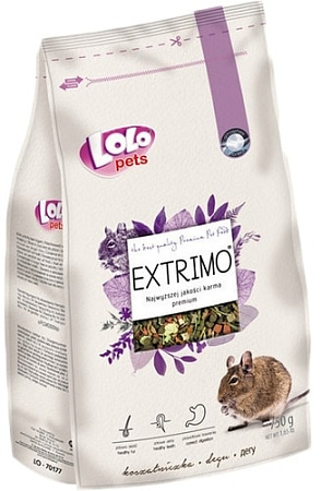 Корм для грызунов Lolo Pets Extrimo для шиншилл LO-70167 750 г