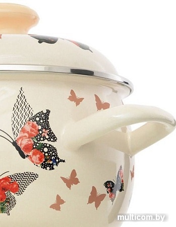 Кастрюля Эстет Бабочки ЭТ-72932