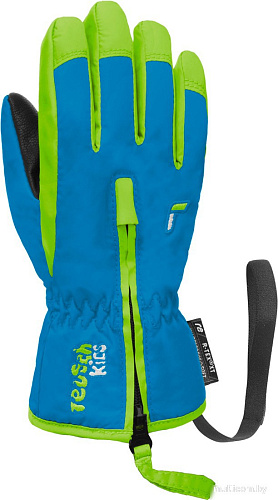 Горнолыжные перчатки Reusch Ben 6285108-4525 (р-р 4, Brilliant Blue/Safety Yellow)