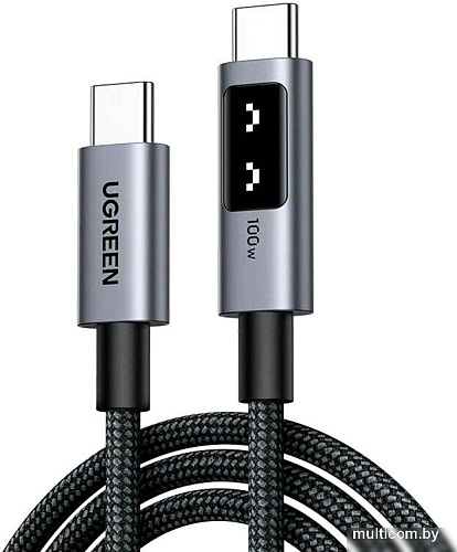 Кабель Ugreen L509 35513 USB Type-C - USB Type-C (3 м, серый)