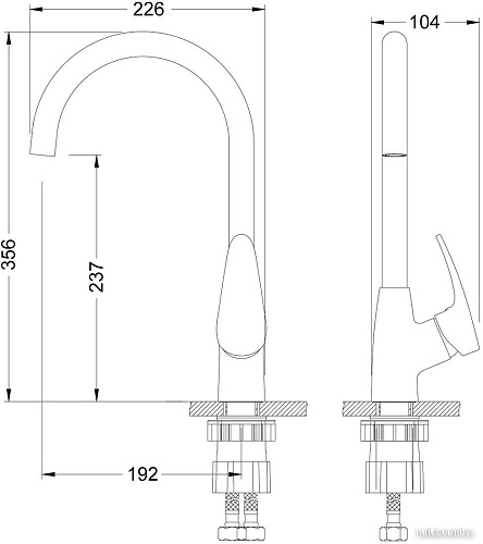 Смеситель Lemark Линара LM0405PAN