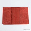 Обложка для паспорта Poshete Герб 681-OP1102003-RED (красный)