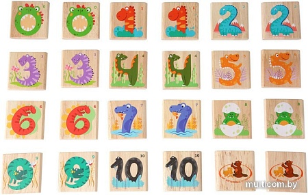 Развивающая игра МДИ Дино-цифры Д448