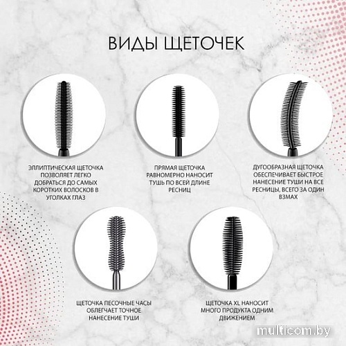 Тушь для ресниц Eveline Cosmetics Volumix Multi Lashes Fiberlast