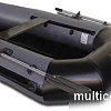 Гребная лодка Vivax К220 с полом-книгой (без киля, серый/черный)