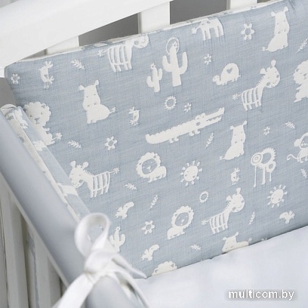 Постельное белье Perina Toys 2 предмета ТС2.140-02.2 (зверюшки голубые)