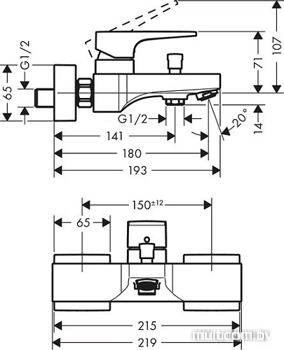 Смеситель Hansgrohe Metropol 32540000
