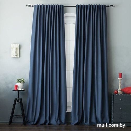 Комплект штор Pasionaria Билли 340x250 с подхватами (синий)