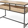 Консольный стол Millwood Пекин 2 180x40 (дуб золотой craft/черный)