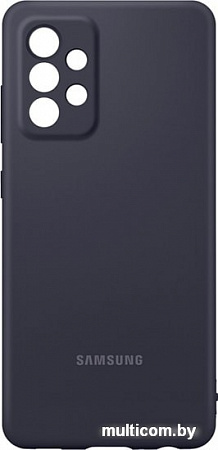 Чехол Samsung Silicone Cover для Samsung Galaxy A52 (черный)