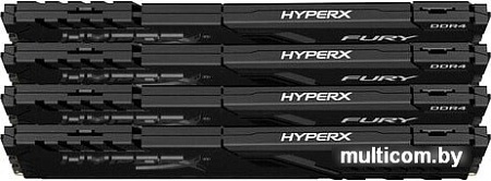 Оперативная память HyperX Fury 4x16GB DDR4 PC4-28800 HX436C17FB3K4/64