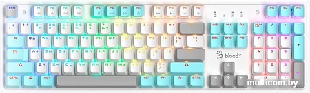 Клавиатура A4Tech Bloody S510N (белый, Bloody BLMS Red)