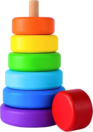 Пирамидка Mega Toys Круг 60106