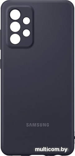 Чехол Samsung Silicone Cover для Samsung Galaxy A52 (черный)