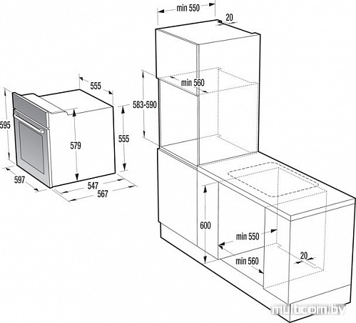 Духовой шкаф Gorenje BO635E11X
