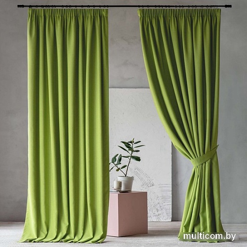 Комплект штор Pasionaria Ибица 280x230 (2 шт, зеленый)