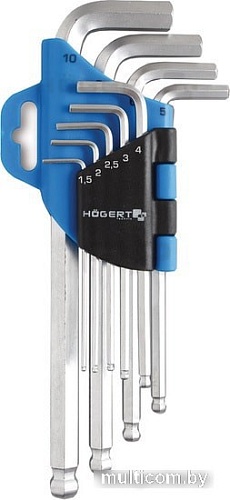 Набор ключей Hogert Technik HT1W804 (9 предметов)