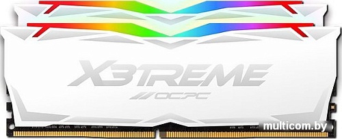 Оперативная память OCPC X3 RGB White 2x32ГБ DDR4 3200 МГц MMX3A2K64GD432C16W
